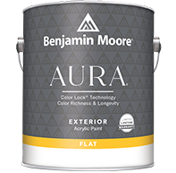 Aura Waterborne Exterior Paint - Flat Finish 629